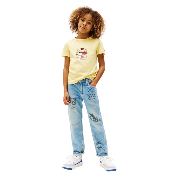 Tommy Hilfiger Παιδικό T-Shirt Για Αγόρια KB0KB09648 ZF0 Κίτρινο