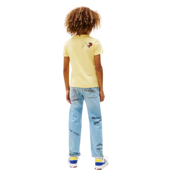 Tommy Hilfiger Παιδικό T-Shirt Για Αγόρια KB0KB09648 ZF0 Κίτρινο