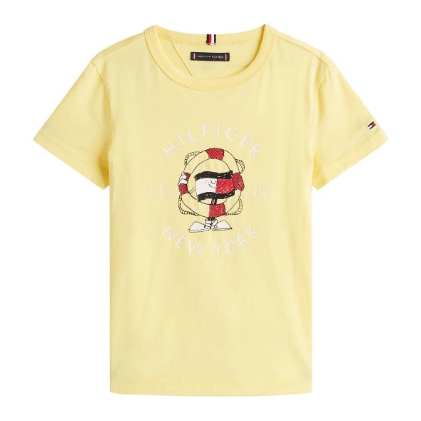 Tommy Hilfiger Παιδικό T-Shirt Για Αγόρια KB0KB09648 ZF0 Κίτρινο