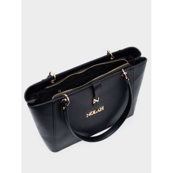 Nolah Τσάντα ώμου Stella Black Light Gold