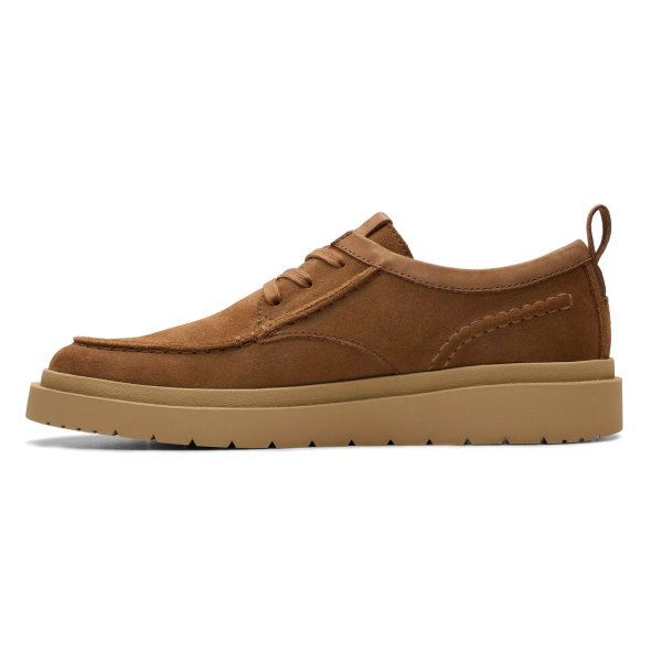 Clarks Polden Moc 26180865 Cola Suede