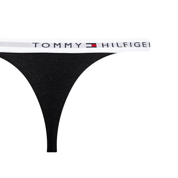 Tommy Hilfiger Σετ 3 Στρίνγκ Τάνγκα UW0UW05757 0WA Γκρι/Μαύρο/Λευκό