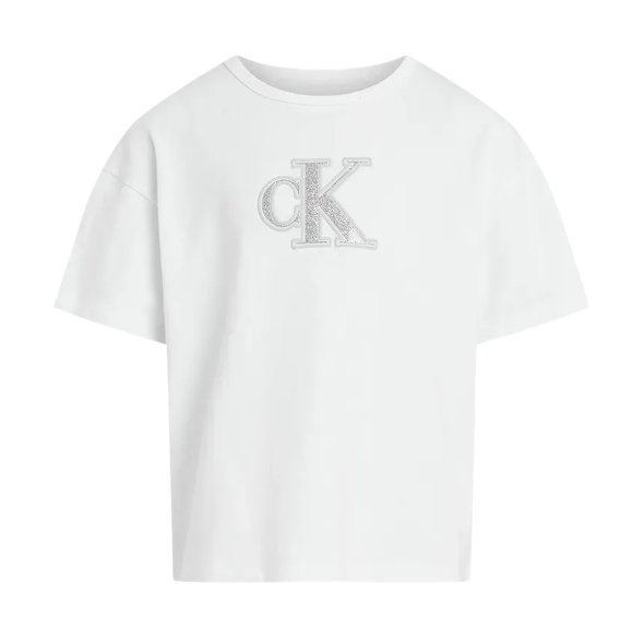 Calvin Klein Παιδικό T-Shirt Για Κορίτσια IG0IG02863 YAF Λευκό