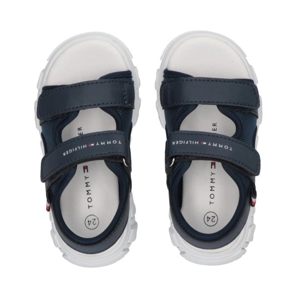Tommy Hilfiger Παιδικό Πέδιλο Για Αγόρια T1B2-33898-1591 800 Μπλε