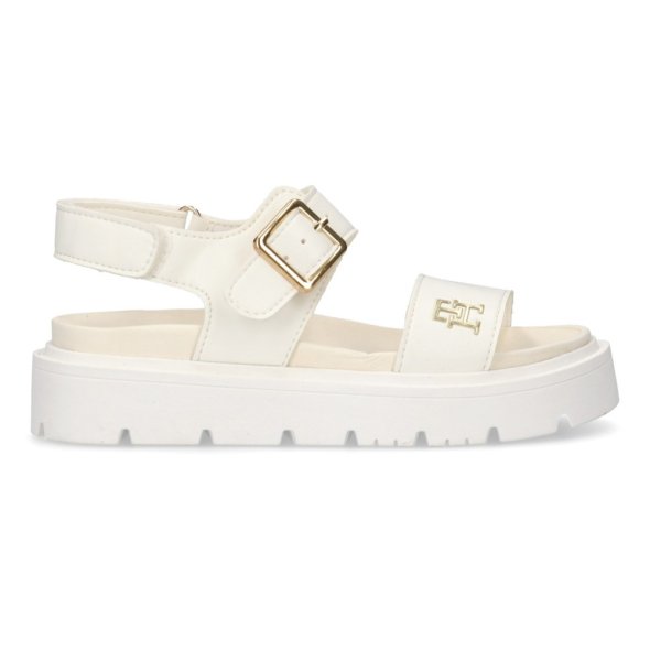 Tommy Hilfiger Flat Πέδιλο T3A2-33785-0326 128 Εκρού