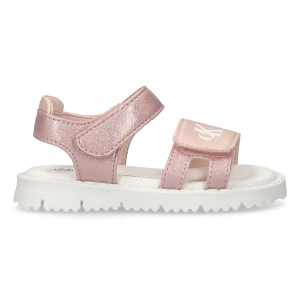 Calvin Klein Παιδικό Πέδιλο Για Κορίτσια V1A2-82039-1013 302 Ροζ