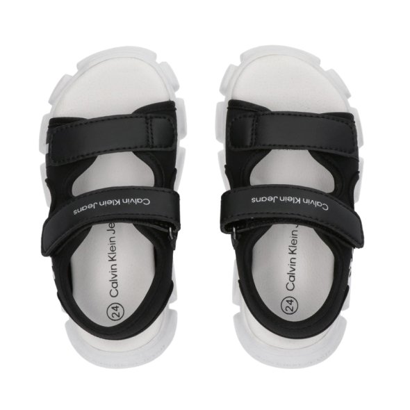 Calvin Klein Παιδικό Πέδιλο Για Αγόρια V1B2-83020-1591 999 Μαύρο