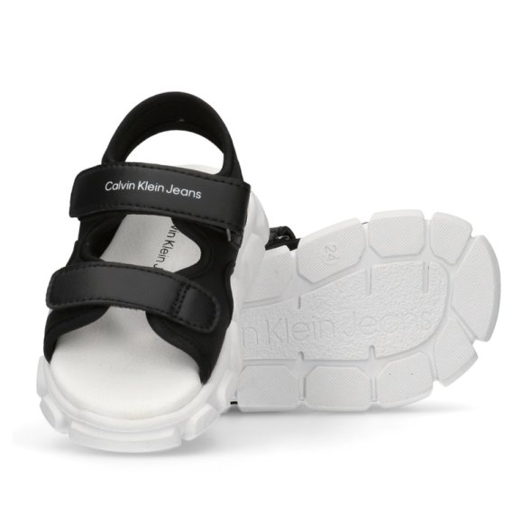 Calvin Klein Παιδικό Πέδιλο Για Αγόρια V1B2-83020-1591 999 Μαύρο