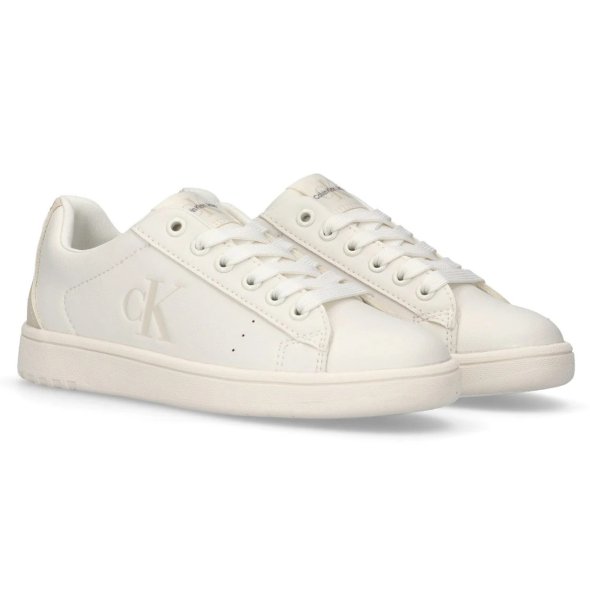 Calvin Klein Sneaker V3X9-82082-1355 A472 Λευκό/Μπεζ