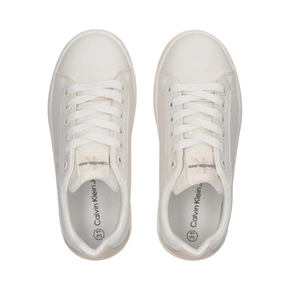 Calvin Klein Sneaker V3X9-82082-1355 A472 Λευκό/Μπεζ