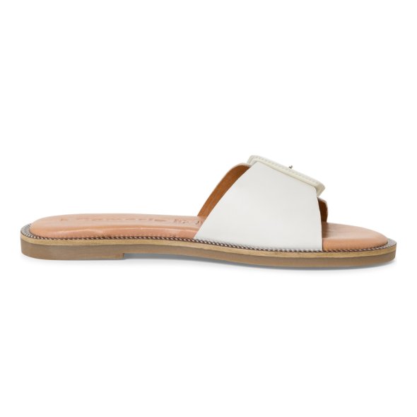 Tamaris Δερμάτινο Flat 1-27105-42 117 White Leather