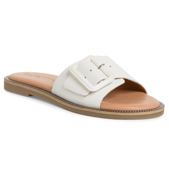 Tamaris Δερμάτινο Flat 1-27105-42 117 White Leather