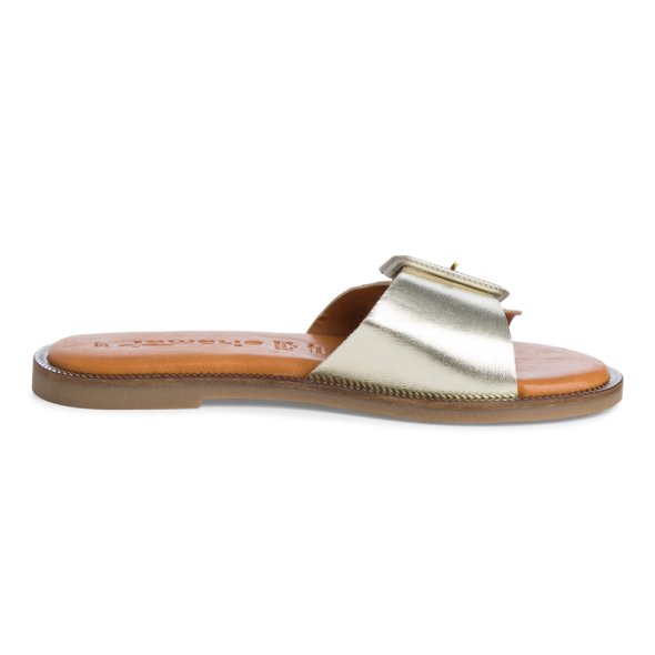 Tamaris Δερμάτινο Flat 1-27105-42 933 Light Gold