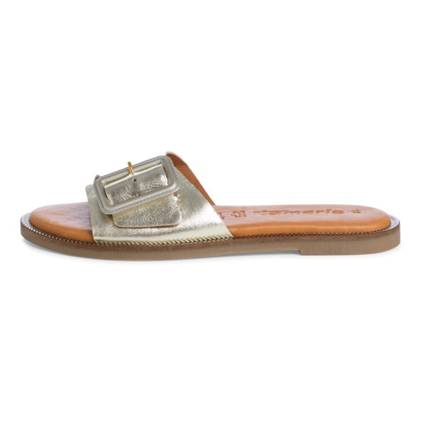 Tamaris Δερμάτινο Flat 1-27105-42 933 Light Gold