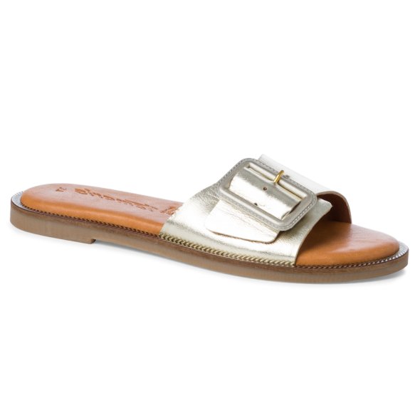 Tamaris Δερμάτινο Flat 1-27105-42 933 Light Gold
