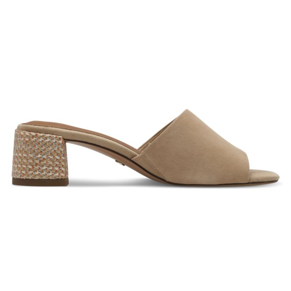 Tamaris Δερμάτινο Mule 1-27204-42 436 Tan Suede