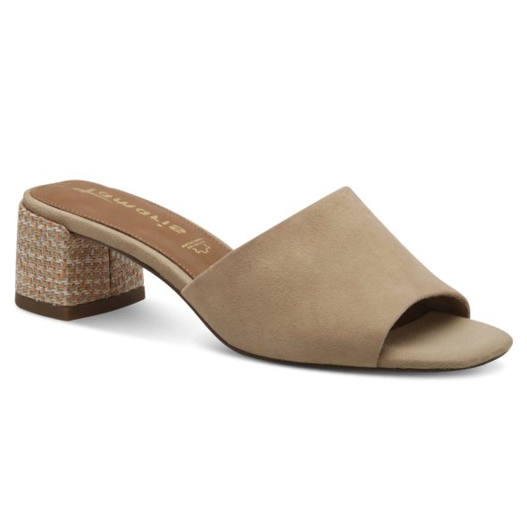 Tamaris Δερμάτινο Mule 1-27204-42 436 Tan Suede