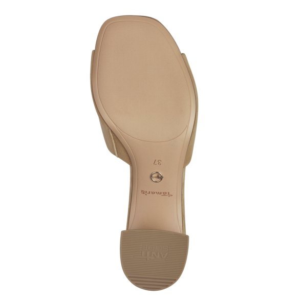 Tamaris Δερμάτινο Mule 1-27204-42 436 Tan Suede