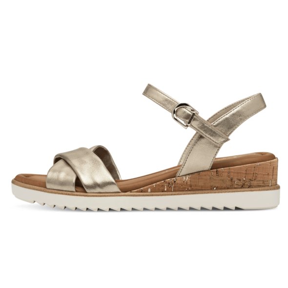 Tamaris Flat Πέδιλο 1-28106-42 933 Light Gold