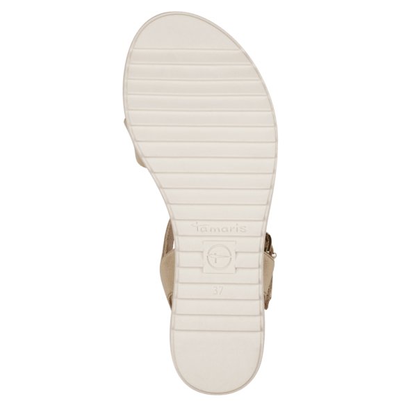 Tamaris Flat Πέδιλο 1-28106-42 933 Light Gold