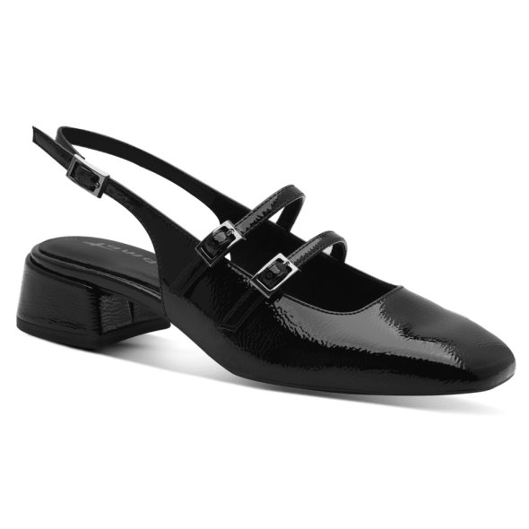 Tamaris Γόβα 1-29510-44 018 Black Patent