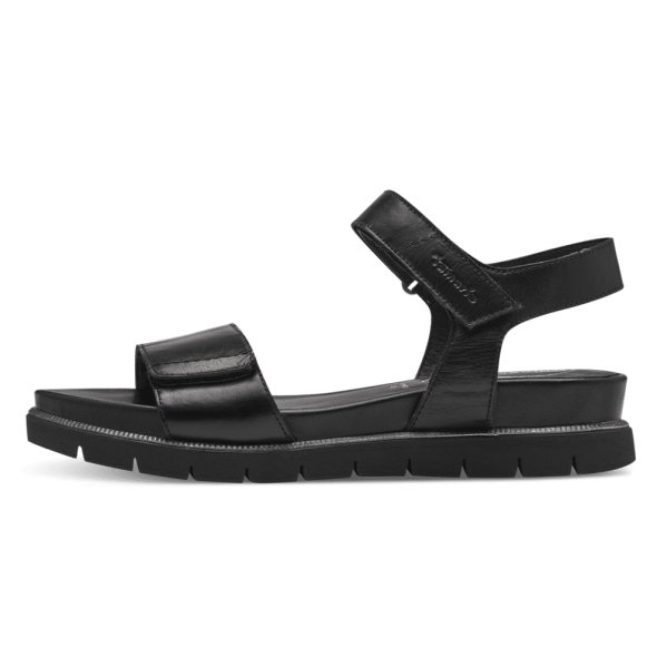 Tamaris Comfort Δερμάτινο Πέδιλο 8-88710-42 022 Μαύρο