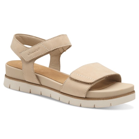 Tamaris Comfort Δερμάτινο Πέδιλο 8-88710-42 403 Beige Nubuck