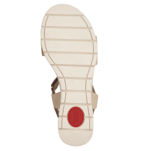 Tamaris Comfort Δερμάτινο Πέδιλο 8-88710-42 403 Beige Nubuck