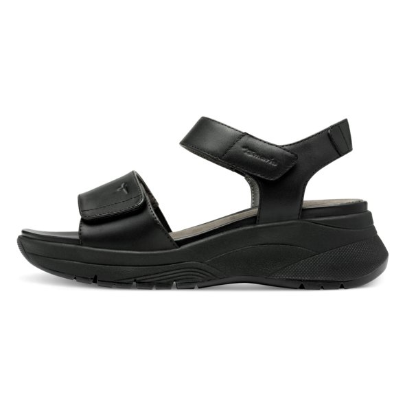Tamaris Comfort Δερμάτινο Πέδιλο 8-88730-44 007 Black Uni