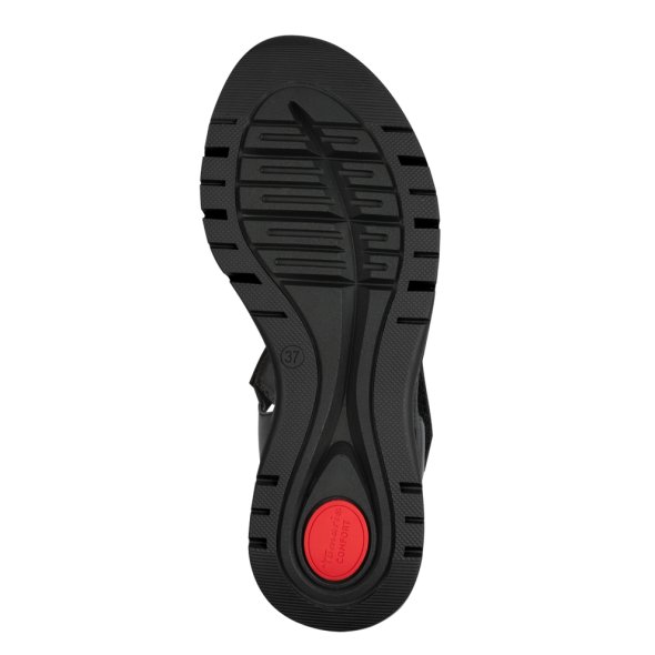 Tamaris Comfort Δερμάτινο Πέδιλο 8-88730-44 007 Black Uni