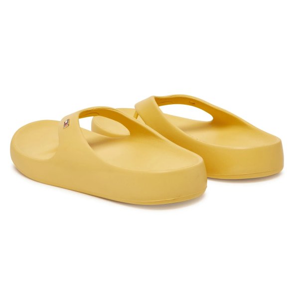 Tommy Hilfiger Γυναικεία Σαγιονάρα Comfort Beach Sandal FW0FW08522 ZQM Κίτρινο