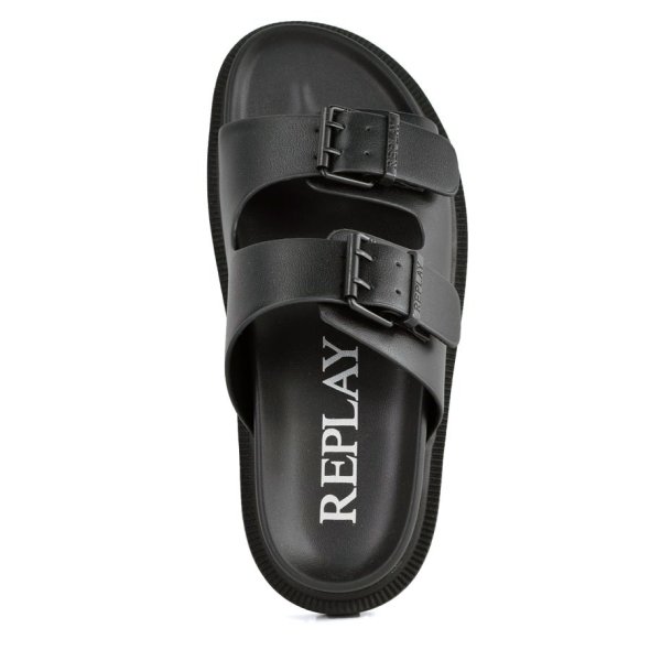 Replay Γυναικείο Flat Sandal Jade Color GWF5E.000.C0005S 0003 Μαύρο