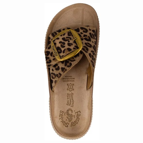 Fantasy Sandals Beatrice S2105 Moka Leopardo