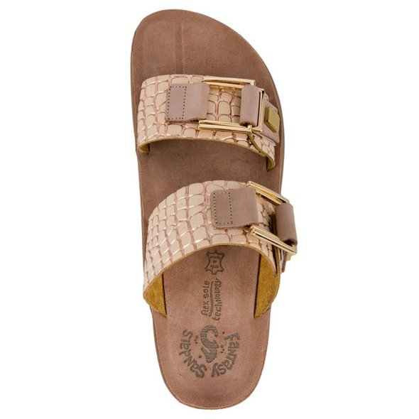 Fantasy Sandals Adelita S1112 Rosegold Croco
