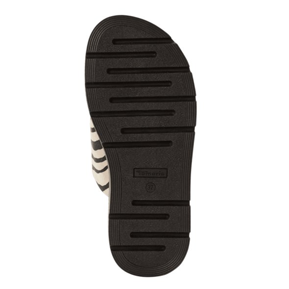 Tamaris Δερμάτινο Flat 1-27239-42 969 Zebra
