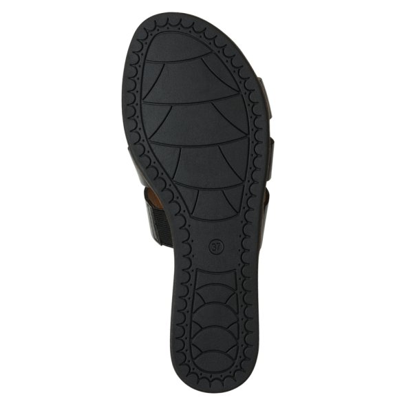 Jana 100% Comfort Γυναικεία Παντόφλα 8-27166-44 001 Μαύρο