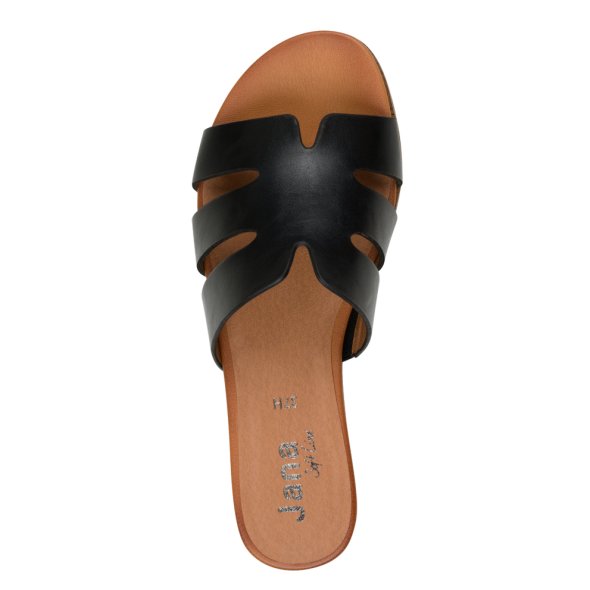 Jana 100% Comfort Γυναικεία Παντόφλα 8-27166-44 001 Μαύρο