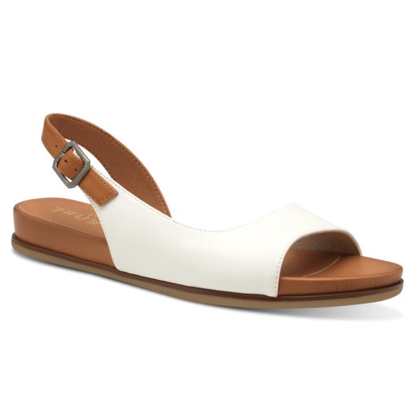 Jana 100% Comfort Γυναικείο Flat Πέδιλο 8-28160-42 100 Λευκό
