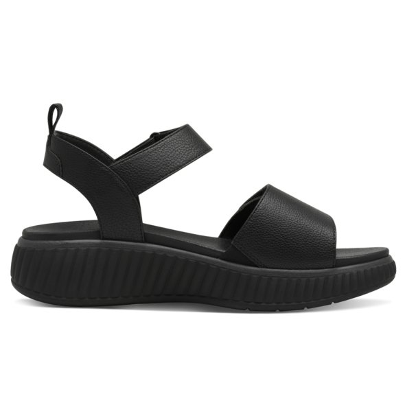 Jana 100% Comfort Γυναικείο Flat Πέδιλο 8-28765-44 001 Μαύρο