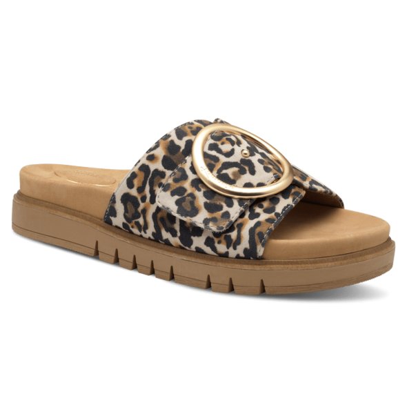Tamaris Comfort Δερμάτινη Παντόφλα 8-87106-42 903 Leopard