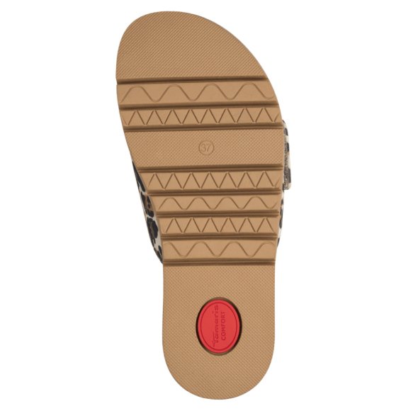 Tamaris Comfort Δερμάτινη Παντόφλα 8-87106-42 903 Leopard
