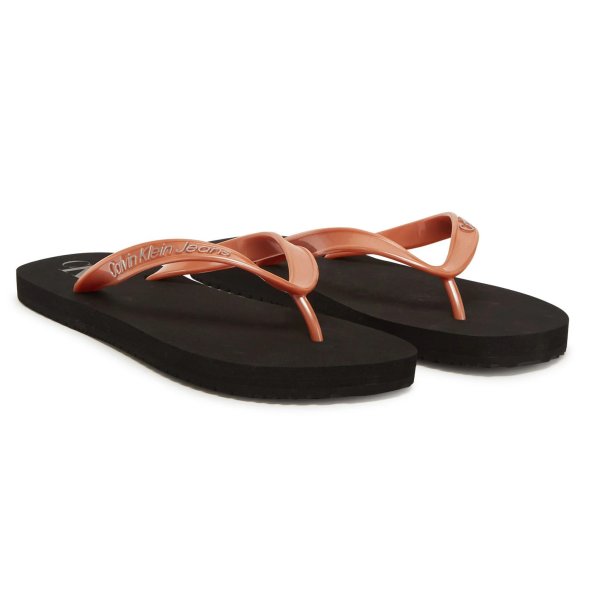Calvin Klein Σαγιονάρα Beach Sandal Monologo Tpu YW0YW01719 00W Χρυσό