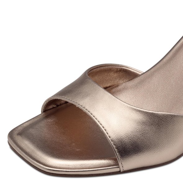 Tamaris Δερμάτινο Πέδιλο 1-28340-44 952 Rose Metallic