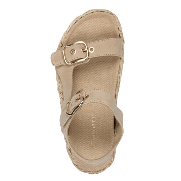 Tamaris Δερμάτινο Flat 1-28400-44 435 Tan