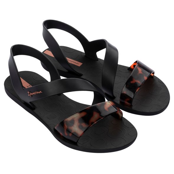 Ipanema Γυναικείο Πέδιλο Vibe Sandal Fem 82429-BD399 Black/Turtle/Pink