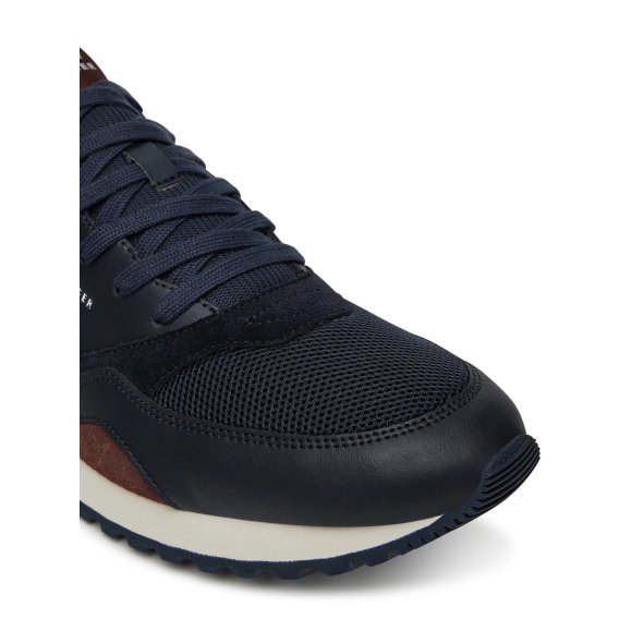 Tommy Hilfiger Ανδρικό Δερμάτινο Sneaker FM0FM05522 DW5 Μπλε