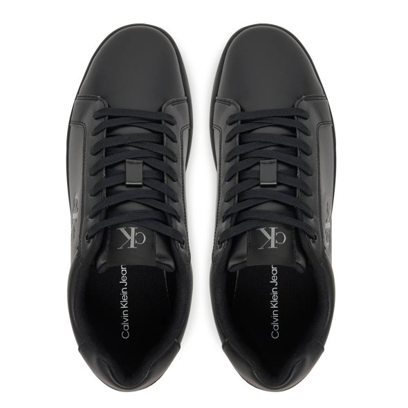 Calvin Klein Ανδρικό Δερμάτινο Sneaker YM0YM01369 Μαύρο