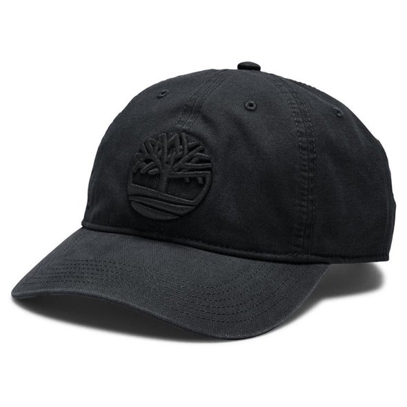 Timberland Cotton Canvas Baseball Cap A61UJ 001 Μαύρο