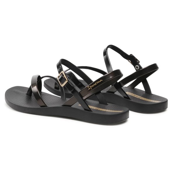 Ipanema Fashion Sand VIII Fem 82842-21112 Black/Gold Black