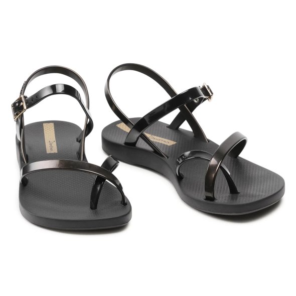 Ipanema Fashion Sand VIII Fem 82842-21112 Black/Gold Black